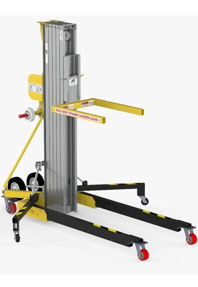 The LIFTER Material Lifts are designed for lifting materials to support elevated work, commonly used across construction sites, hospitals, schools, airports, retail spaces, factories, and offices.