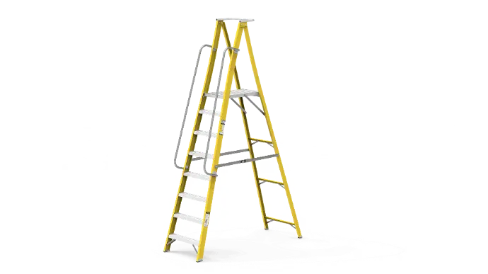 Y Access FRP Platform Ladder