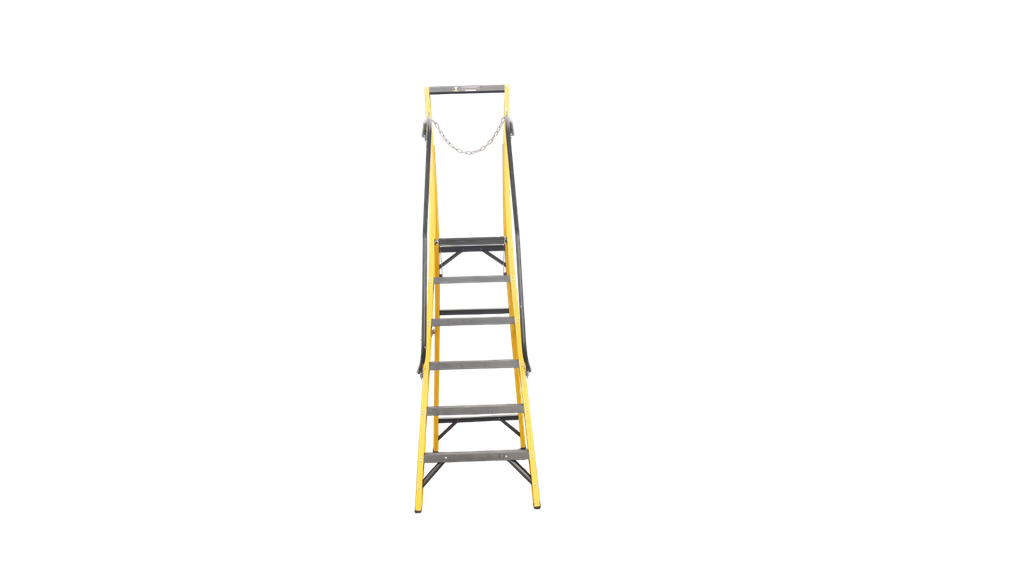 FRP (Fiberglass) Heavy Duty Ladder Y-Access Megastep - Work Platform
