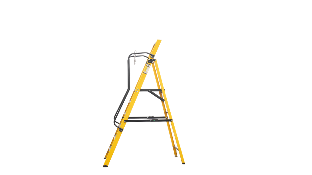 FRP (Fiberglass) Heavy Duty Ladder Y-Access Megastep - Work Platform