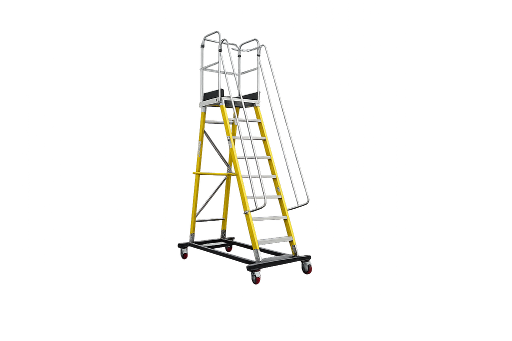 FRP (Fiberglass) Warehouse Ladder(7+1)