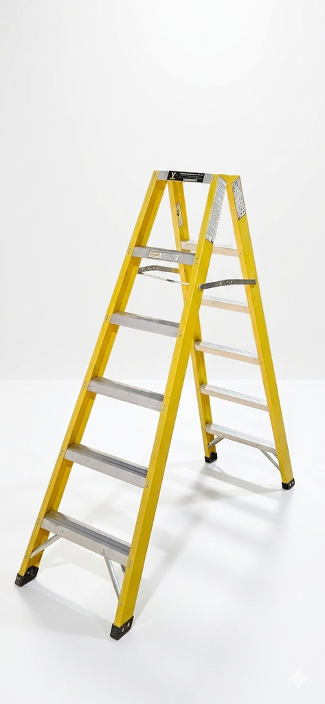 FRP Double Side Self Supporting Ladder