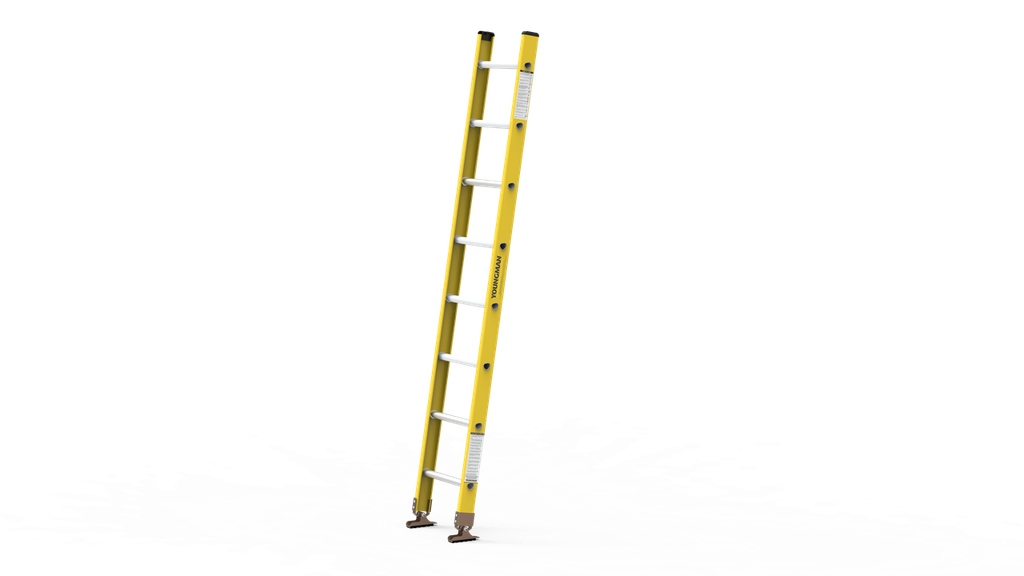 FRP (Fiberglass) Wall Support Straight Ladder