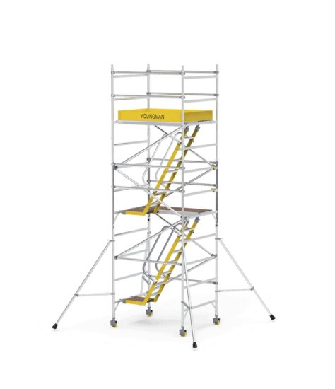 Heavy Duty Aluminum Stairway Scaffold Towers - XO Range 