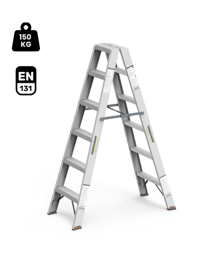 Aluminium Double Side Self Supporting Ladder