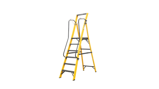 FRP (Fiberglass) Heavy Duty Ladder Y-Access Megastep - Work Platform