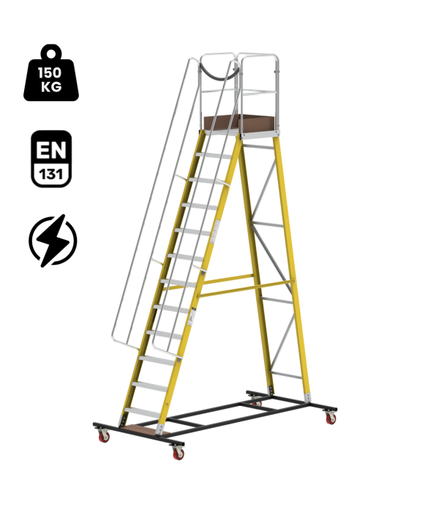 FRP (Fiberglass) Warehouse Ladder