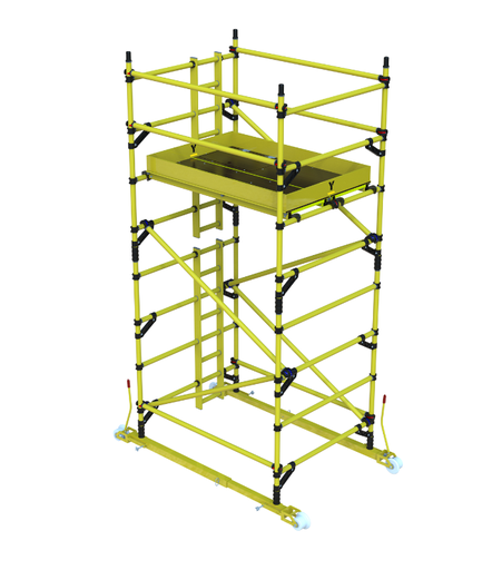 [9341] Scaffolding Railway/Metro Track Trolley